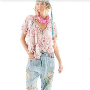 Magnolia Pearl Floral Millie Jo Blouse